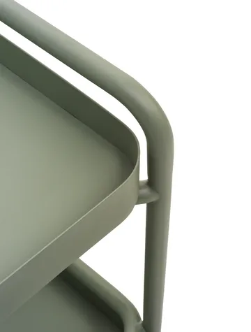 Trolley serving cart 88x59 cm - Dusty 绿色 - Brafab