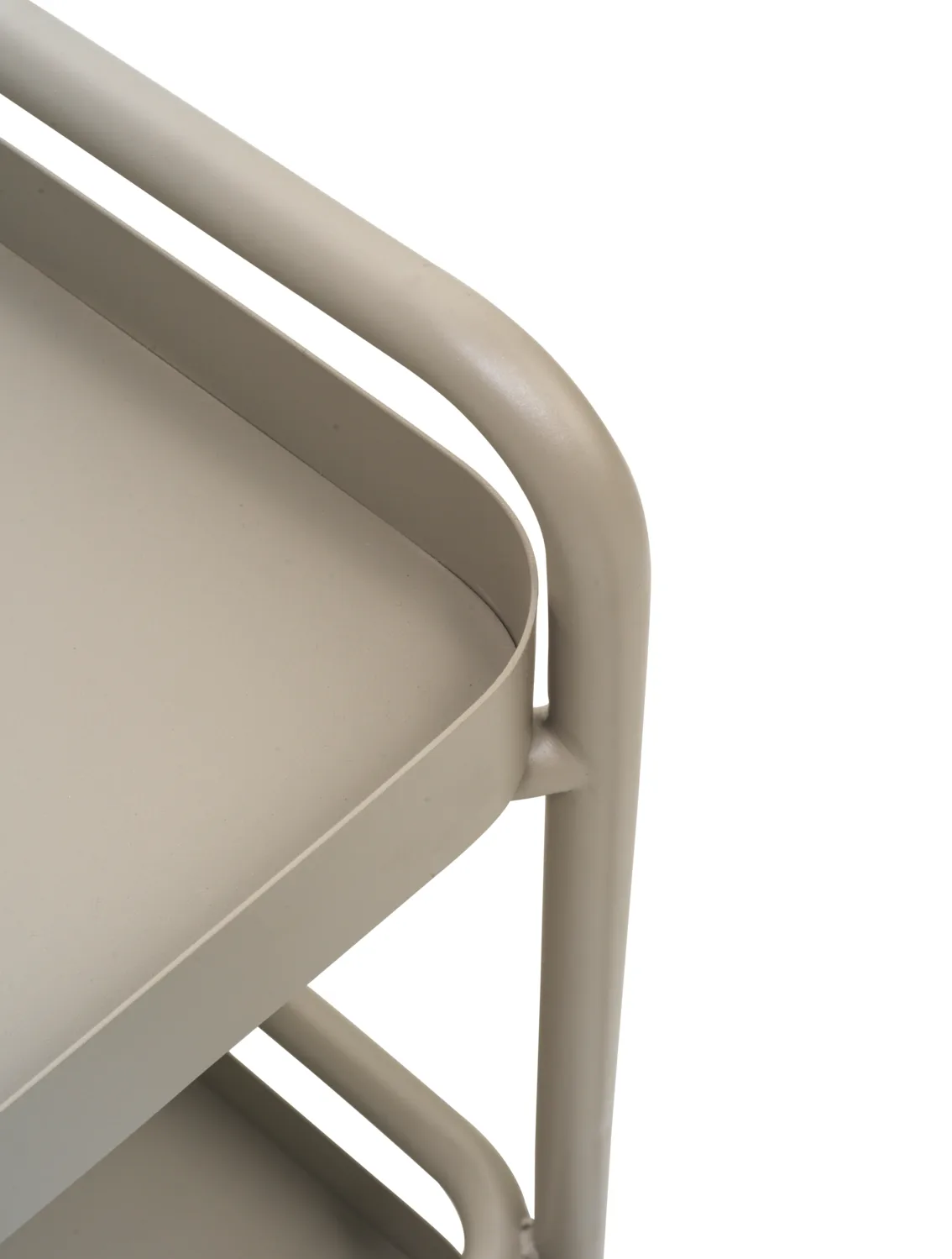 Trolley serving cart 88x59 cm, 卡其色 Brafab