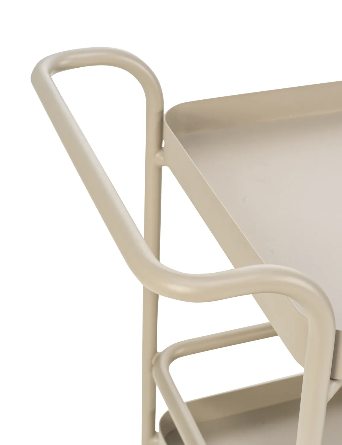 Trolley serving cart 88x59 cm, 卡其色 Brafab