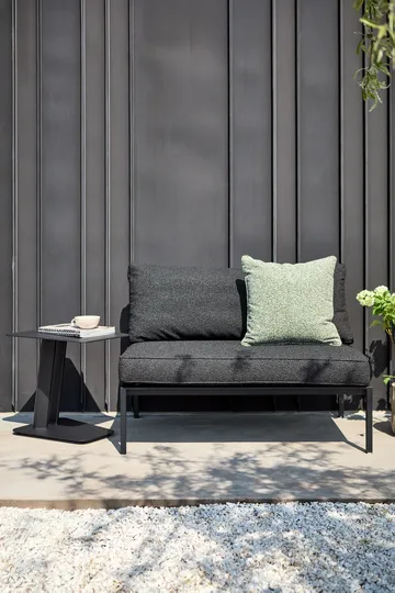 Upper modular sofa - 黑色-teddy 黑色, middle section - Brafab