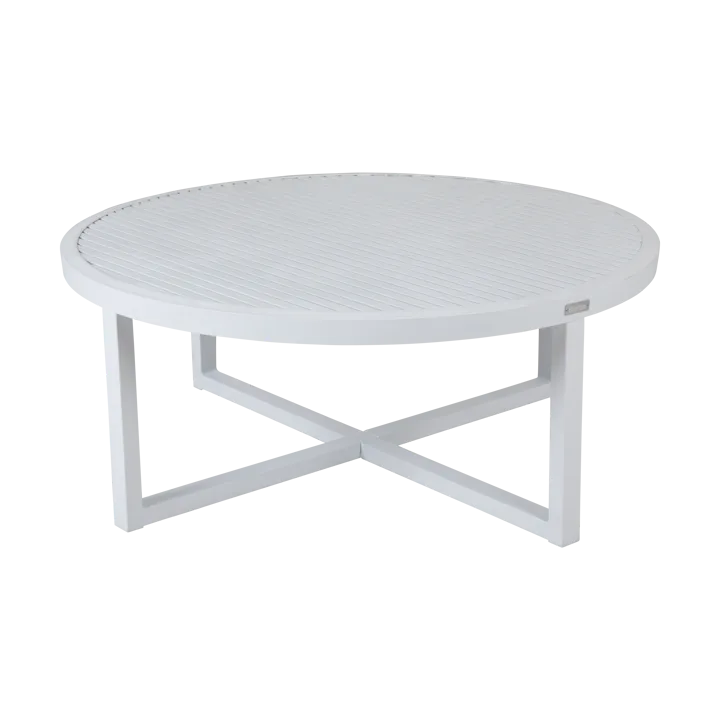 Vevi 咖啡桌 - 白色 - Brafab