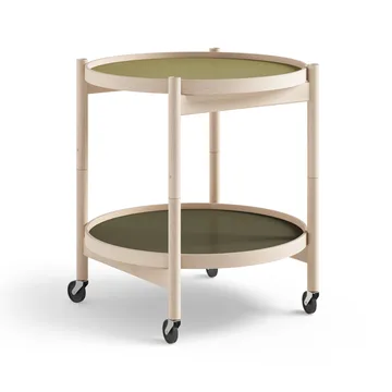 Bølling Tray Table 50型 - 树叶绿_未处理山毛榉底座 - Brdr. Krüger