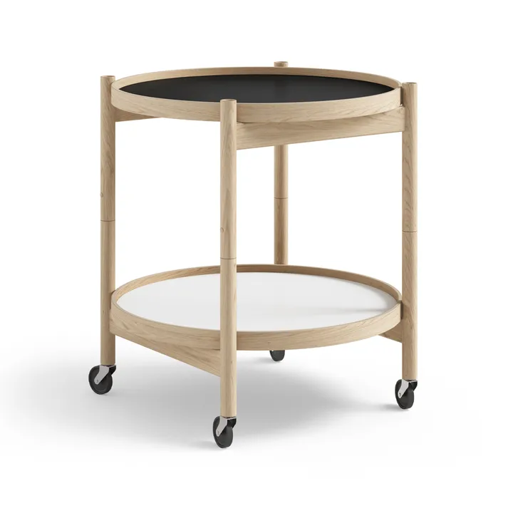 Bølling Tray Table 50型 - 基础色_未处理橡木底座 - Brdr. Krüger