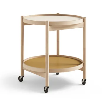 Bølling Tray Table 50型 - 阳光色_油面山毛榉底座 - Brdr. Krüger