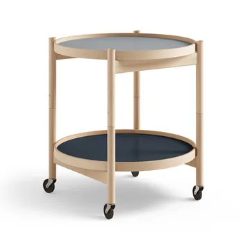 Bølling Tray Table 50型 - 水色_油面山毛榉底座 - Brdr. Krüger