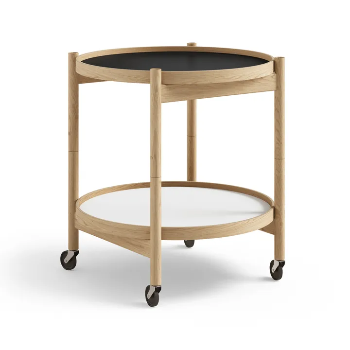 Bølling Tray Table 50型 - 基础色_油面橡木底座 - Brdr. Krüger
