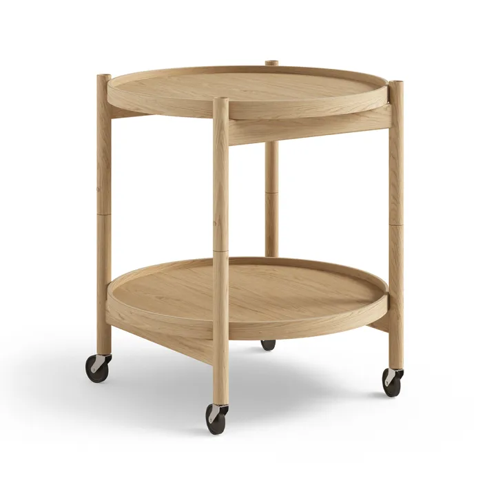 Bølling Tray Table 50型 - 油面橡木_油面橡木底座 - Brdr. Krüger