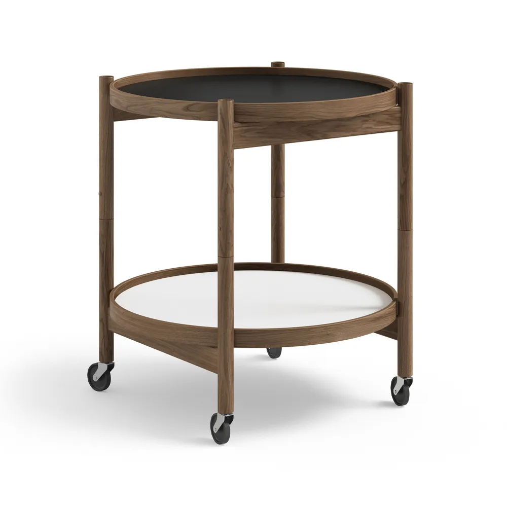 Bølling Tray Table 50型, 底座_烟熏油面橡木支架 Brdr. Krüger
