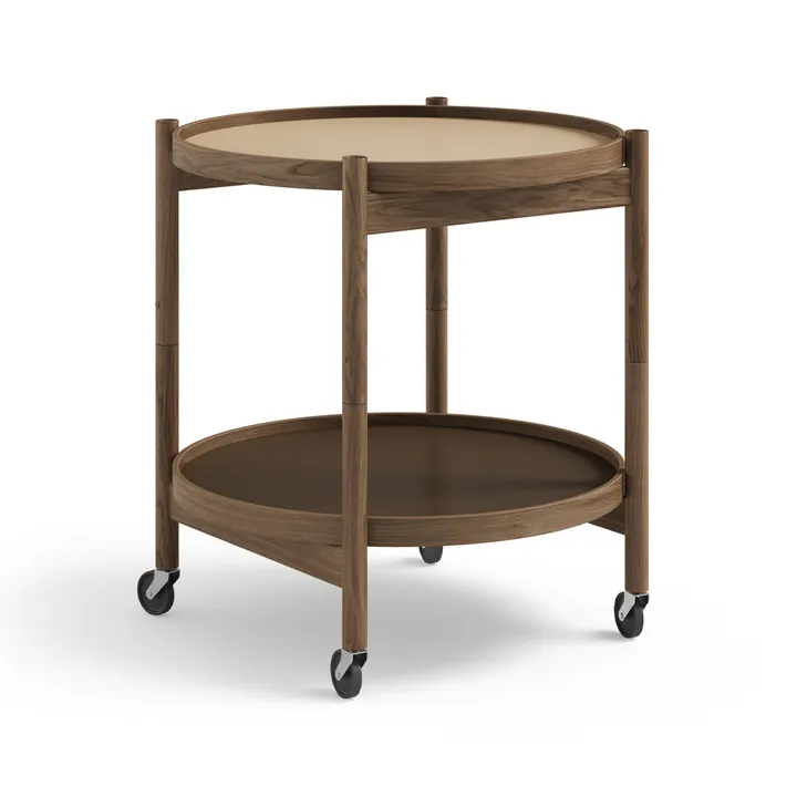 Bølling Tray Table 50型 - 大地色款_烟熏油面橡木支架 - Brdr. Krüger