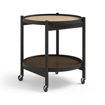 Bølling Tray Table 50型 - 大地色_黑色漆面橡木底座 - Brdr. Krüger