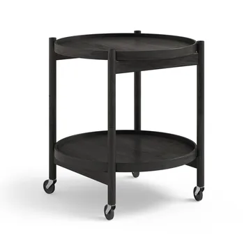 Bølling Tray Table 50型 - 黑色漆面橡木_黑色漆面橡木底座 - Brdr. Krüger