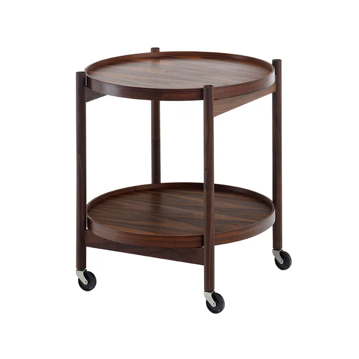 Bølling Tray Table 50型 - 胡桃木饰面板_油面胡桃木底座 - Brdr. Krüger