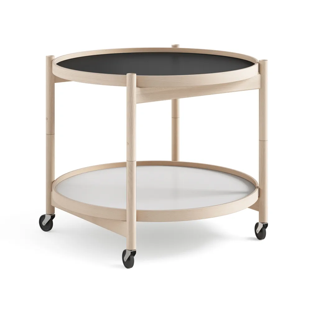 Bølling Tray Table 60型, 底座_未处理榉木支架 Brdr. Krüger