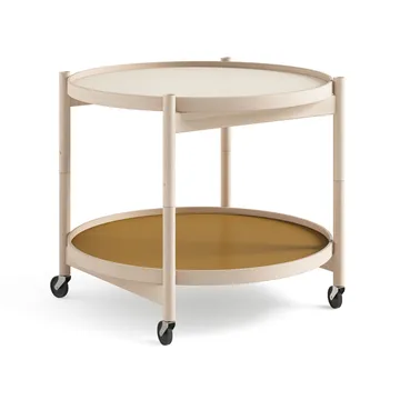 Bølling Tray Table 60型 - 阳光色_未处理榉木支架 - Brdr. Krüger