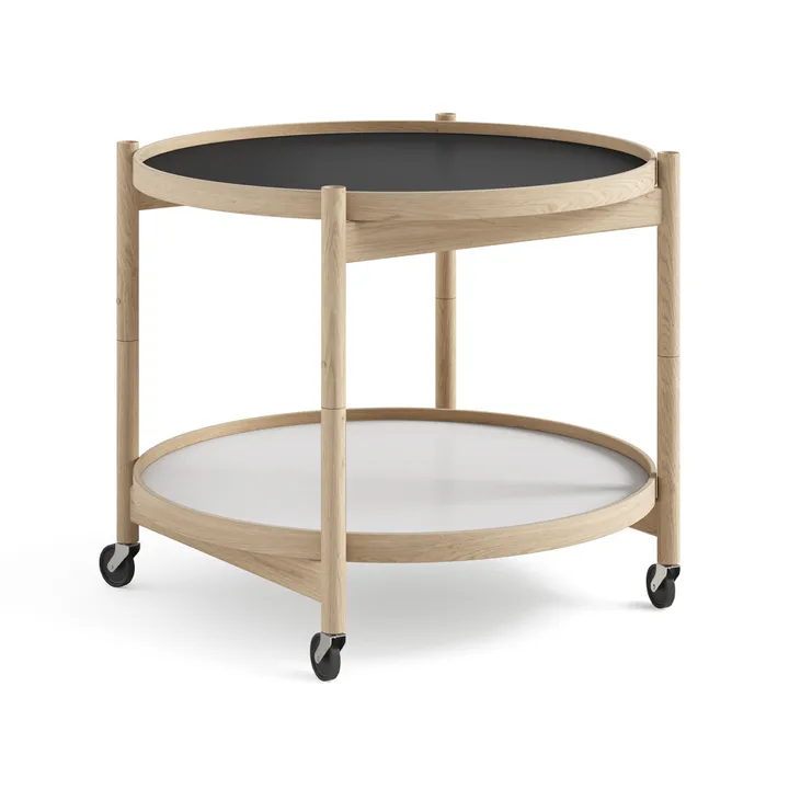 Bølling Tray Table 60型 - 底座_未处理橡木支架 - Brdr. Krüger