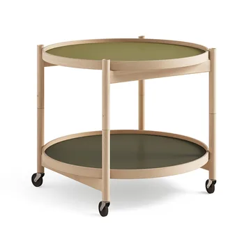 Bølling Tray Table 60型 - 树叶色_上油榉木支架 - Brdr. Krüger