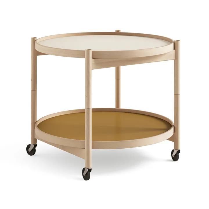 Bølling Tray Table 60型 - 阳光色_上油榉木支架 - Brdr. Krüger