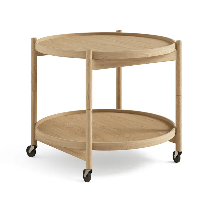 Bølling Tray Table 60型 - 上油橡木_上油橡木支架 - Brdr. Krüger