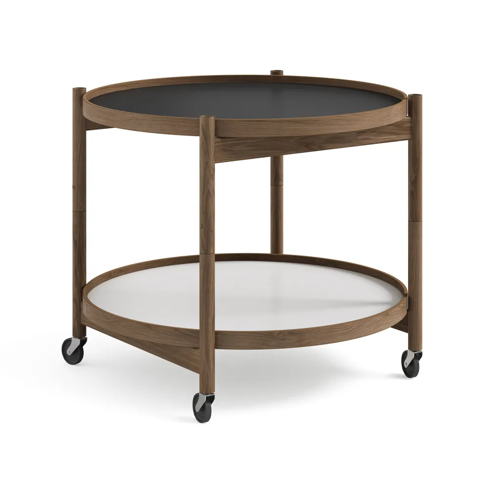Bølling Tray Table 60型, 底座_烟熏上油橡木支架 Brdr. Krüger