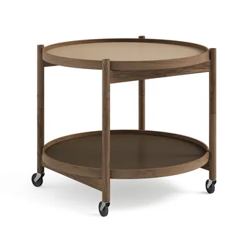 Bølling Tray Table 60型 - 大地色_烟熏上油橡木支架 - Brdr. Krüger