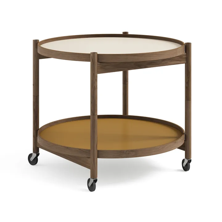 Bølling Tray Table 60型 - 阳光色_烟熏上油橡木支架 - Brdr. Krüger