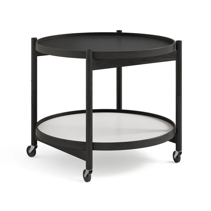 Bølling Tray Table 60型 - 底座_黑色涂漆橡木支架 - Brdr. Krüger