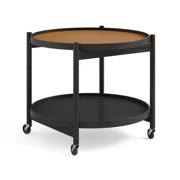 Bølling Tray Table 60型 - 黏土色_黑色涂漆橡木支架 - Brdr. Krüger