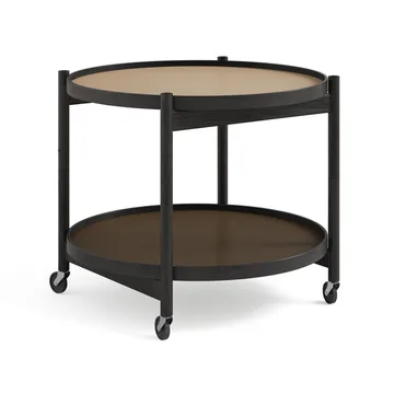 Bølling Tray Table 60型 - 大地色_黑色涂漆橡木支架 - Brdr. Krüger