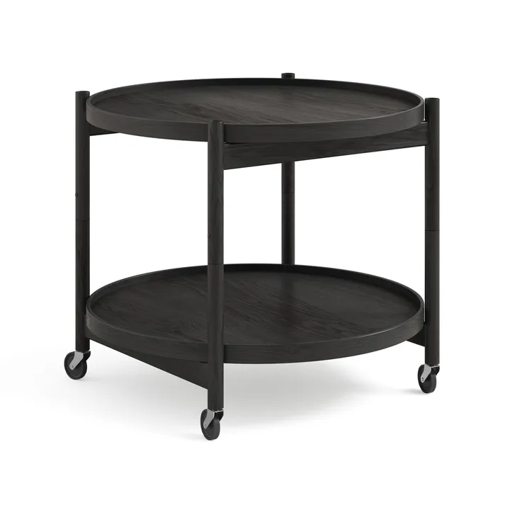 Bølling Tray Table 60型 - 黑色涂漆橡木_黑色涂漆橡木支架 - Brdr. Krüger