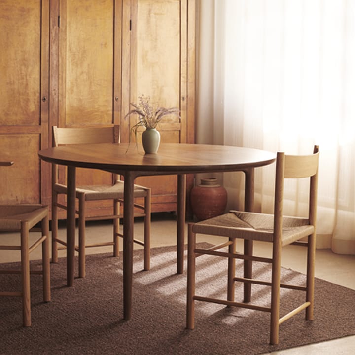 F-椅子, Oiled 自然木色, 原色/自然色 wicker seat Brdr. Krüger