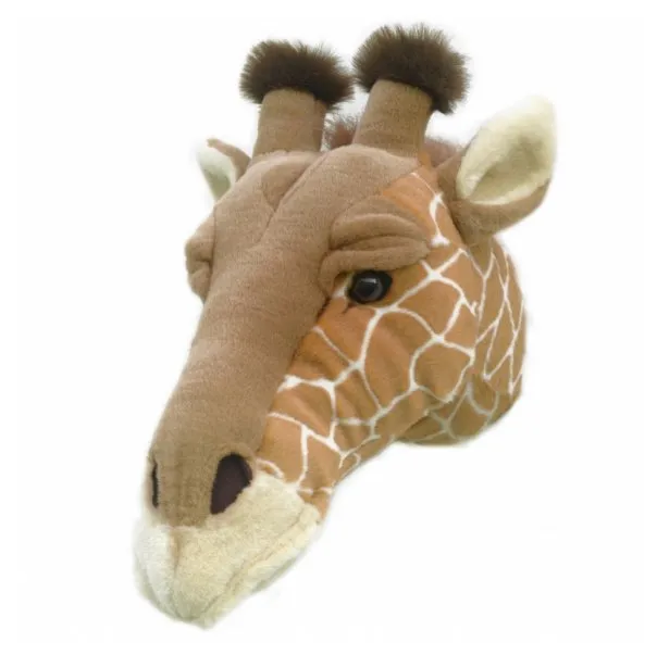 Stuffed giraffe head for wall, 长颈鹿 Brigbys