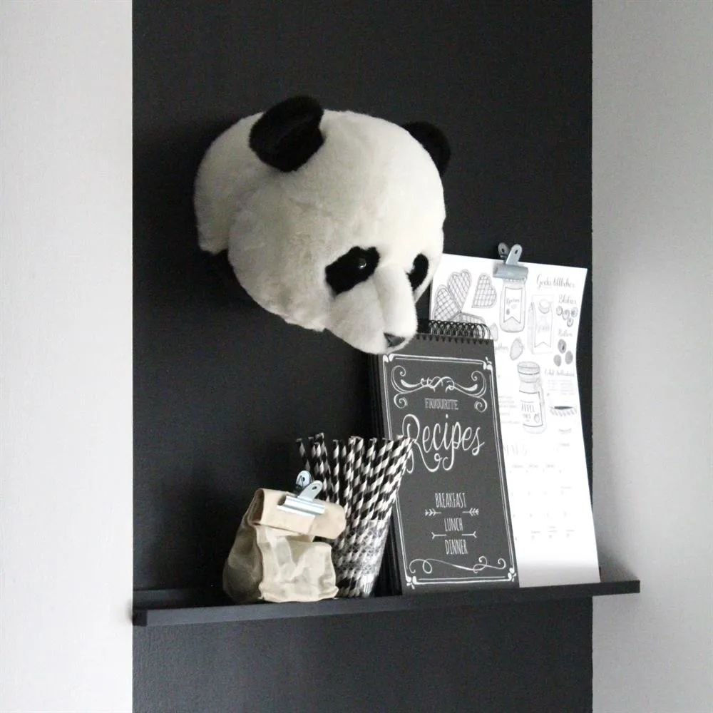 Stuffed panda head for wall, panda Brigbys