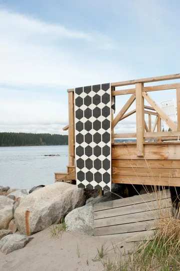 Anna_地毯_黑色_大号 - 150x200cm - Brita Sweden