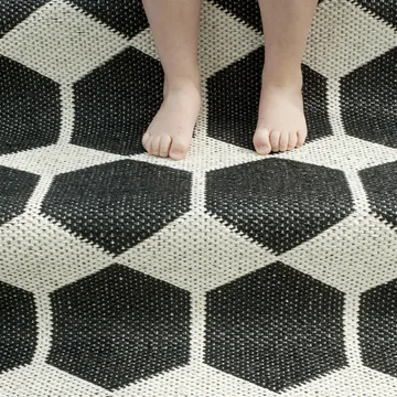 Anna_地毯_黑色 - 70x140cm - Brita Sweden