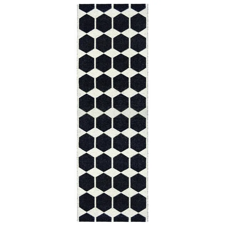 Anna_地毯_黑色 - 70x200cm - Brita Sweden