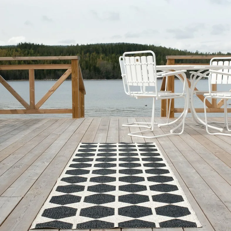 Anna_地毯_黑色, 70x200cm Brita Sweden