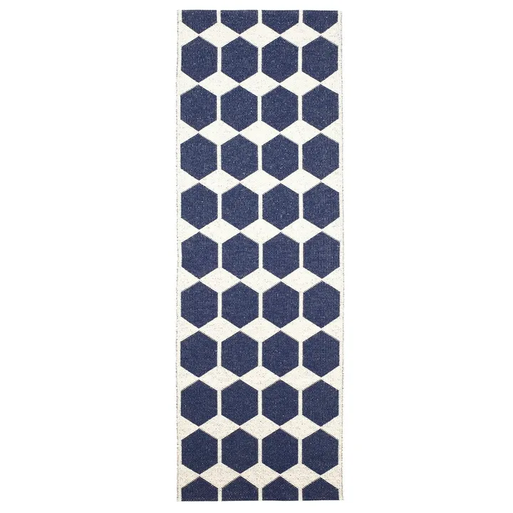 Anna_地毯_午夜蓝 - 70x200cm - Brita Sweden