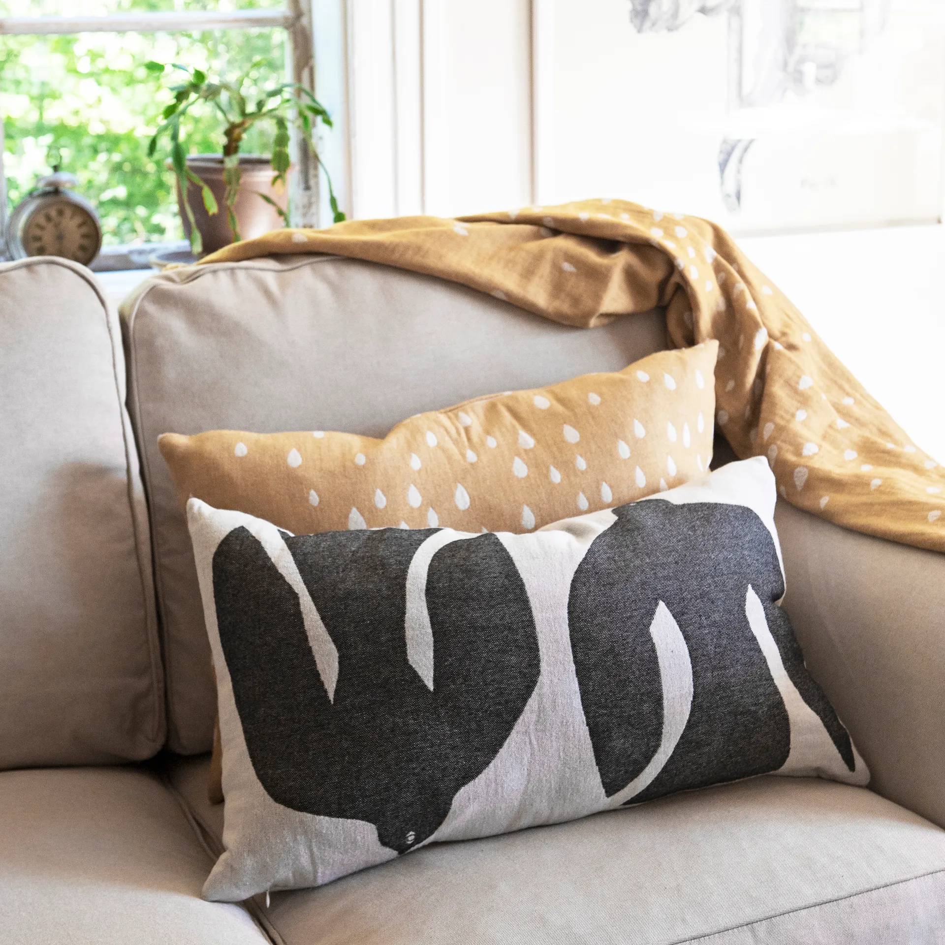 Early bird 靠枕套 40x60 cm, Beluga Brita Sweden