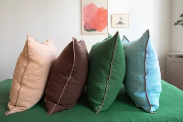 Evy_靠垫 - 棕色_50x50cm - Brita Sweden