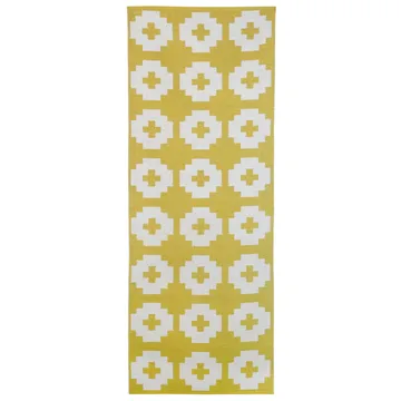 Flower_地毯_太阳黄 - 70x150cm - Brita Sweden