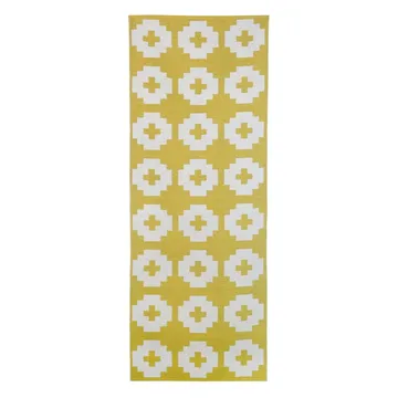 Flower_地毯_太阳黄 - 70x200cm - Brita Sweden