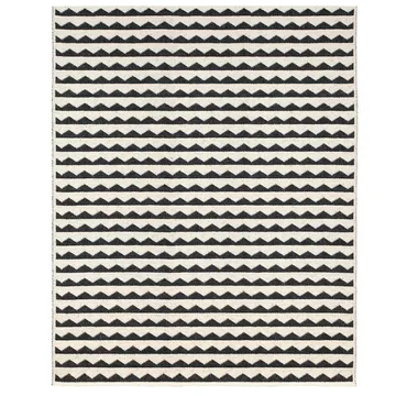 Gittan_地毯_黑色_大号 - 150x200cm - Brita Sweden