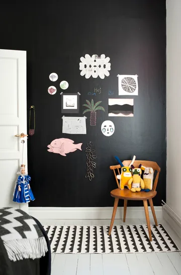 Gittan_地毯_黑色 - 70x100cm - Brita Sweden