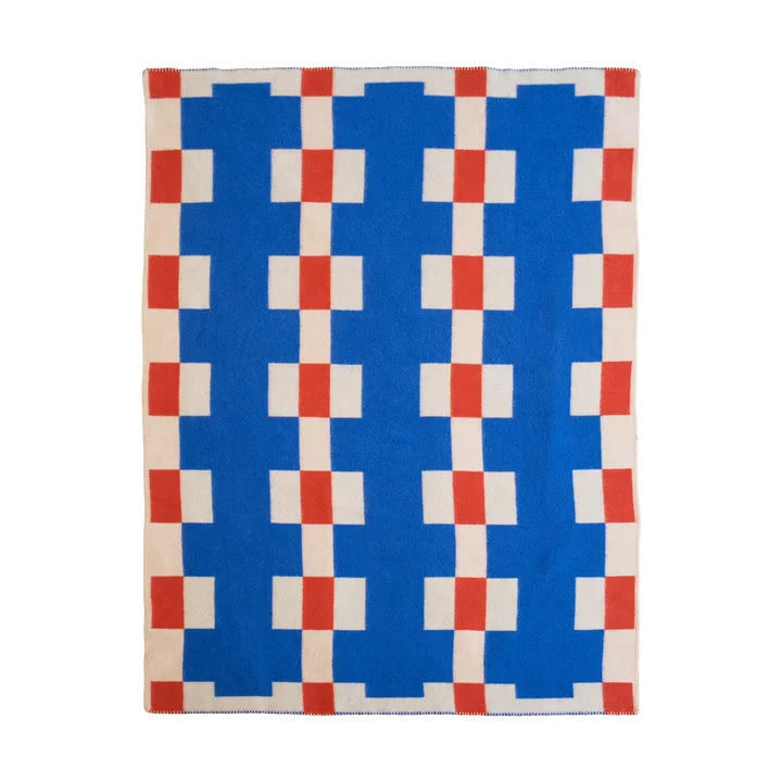 Marta_毛毯 - 蓝色_180x130cm - Brita Sweden
