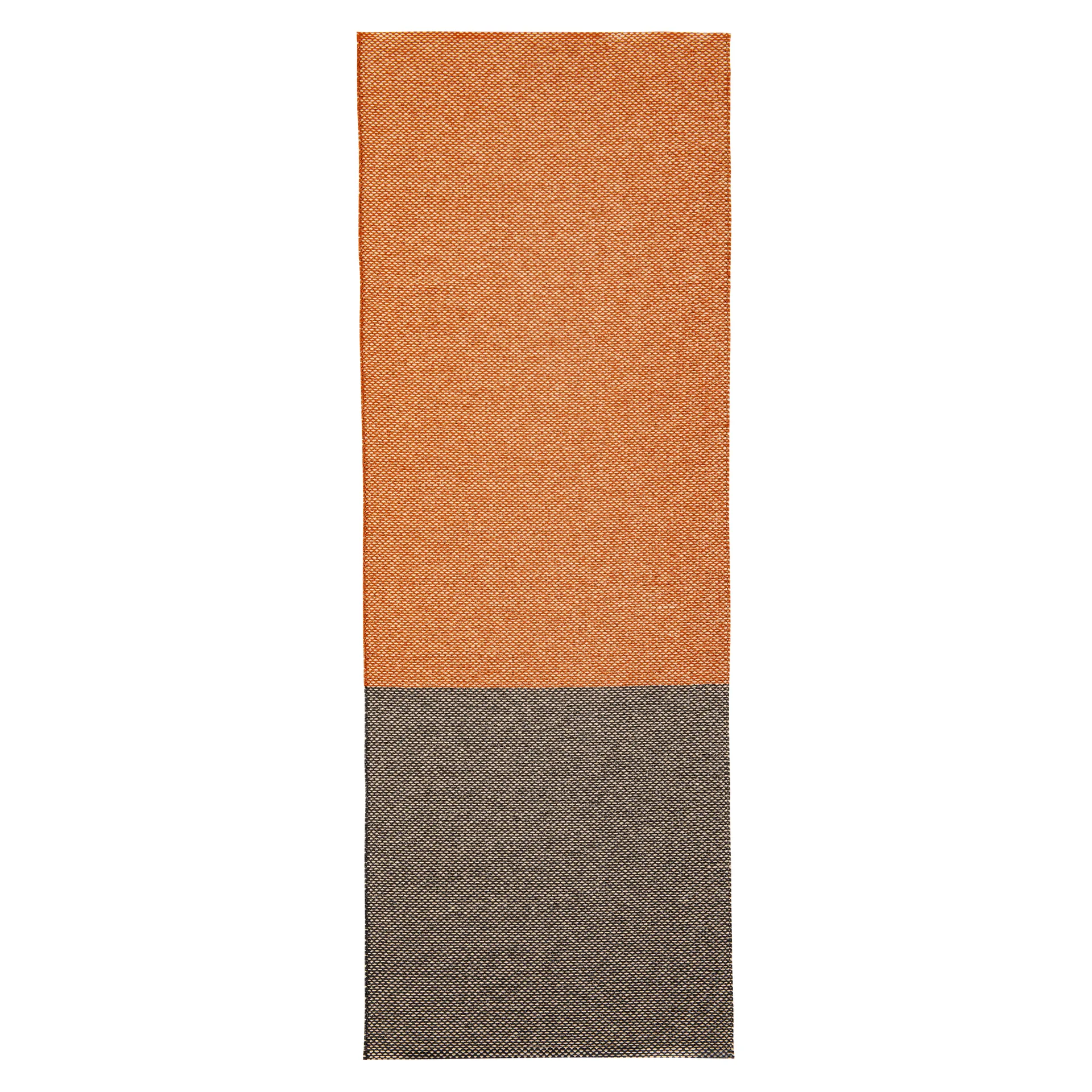 Moor 地毯  mud (black-terracotta), 70x200 cm Brita Sweden