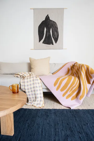 Pine_毛毯 - 粉色_180x130cm - Brita Sweden