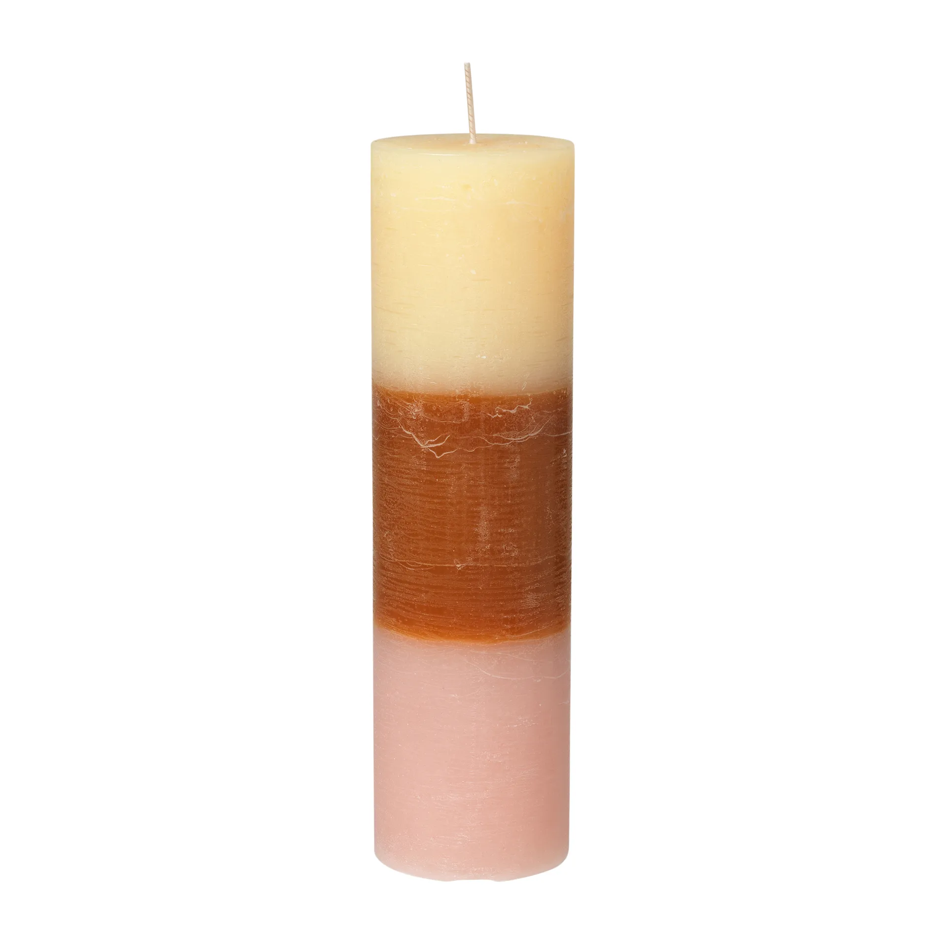彩虹块蜡烛25cm, Tequila sunrise Broste Copenhagen