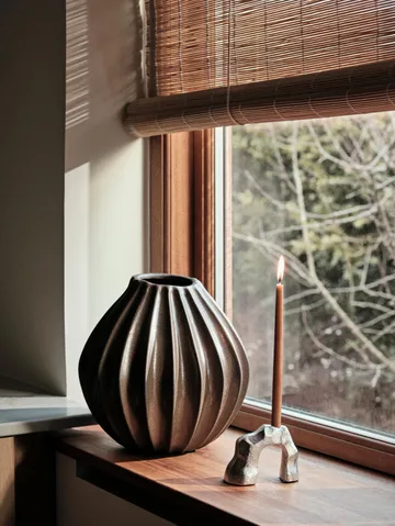 宽口中号花瓶25cm - 棕色 - Broste Copenhagen