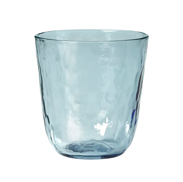 锤纹水杯335ml - 蓝色 - Broste Copenhagen