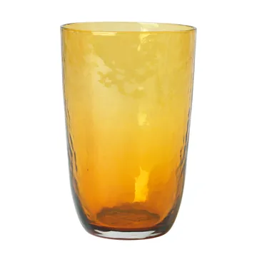 锤纹玻璃杯 500ml - 琥珀色 - Broste Copenhagen